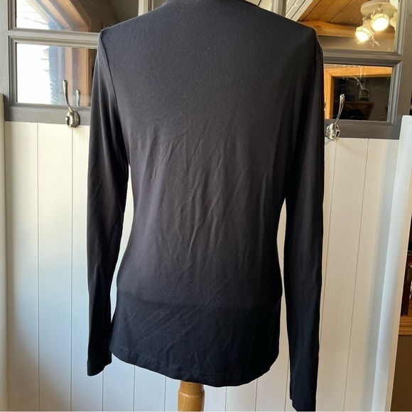 MARVIN RICHARD Women’s Long Sleeve Black Top, Size Medium, #81 - Picture 4 of 7